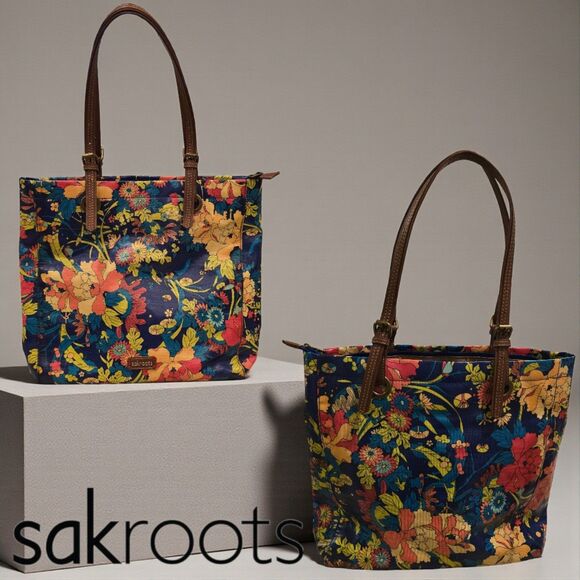 Artist Circle Collection from Sakroots Shoulder Handbag Purse Double Strap Tote - Picture 7 of 7
